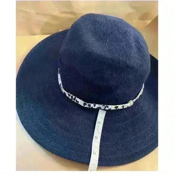 Anthropologie Cyrus Rancher Navy Blue Cowboy Hat - Picture 5 of 6